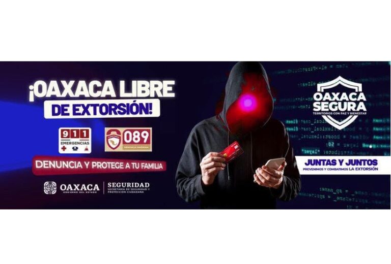 Emiten recomendaciones ante el aumento de extorsiones y secuestros virtuales en Oaxaca