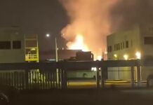 Flamazo en complejo La Cangrejera genera alarma en Veracruz