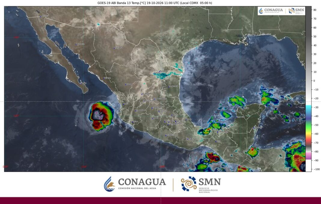 Frente frío 2 y ‘Trudy’ provocarán lluvias torrenciales, evento de Norte y alto oleaje en México
