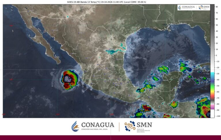 Frente frío 2 y ‘Trudy’ provocarán lluvias torrenciales, evento de Norte y alto oleaje en México