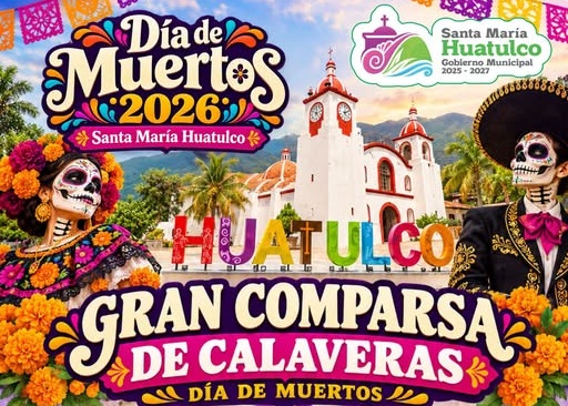 Huatulco alista la Gran Comparsa de Calaveras 2026