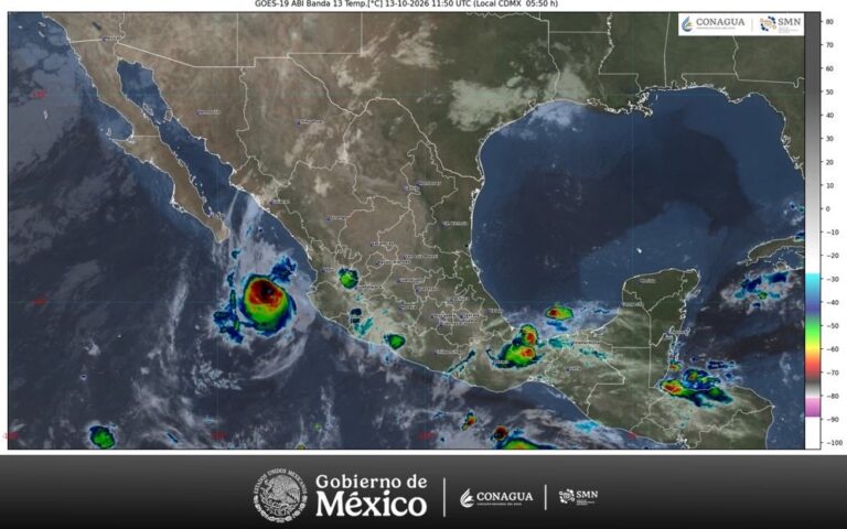 Huracán ‘Simon’ categoría 1 amenaza con lluvias muy fuertes y oleaje elevado a Nayarit y Sinaloa