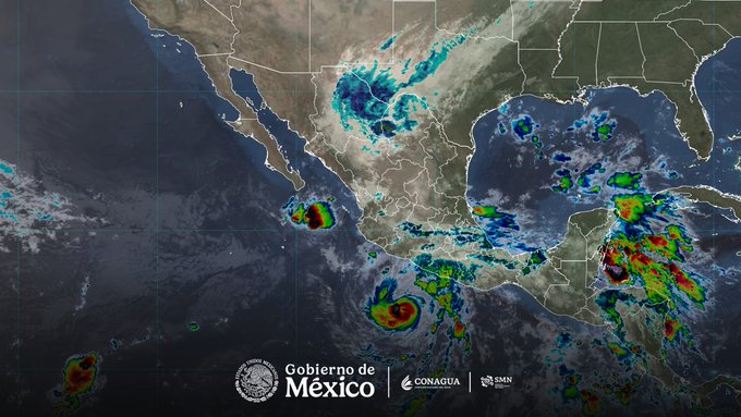 Huracán ‘Trudy’ escala a categoría 3 frente a las costas del Pacífico