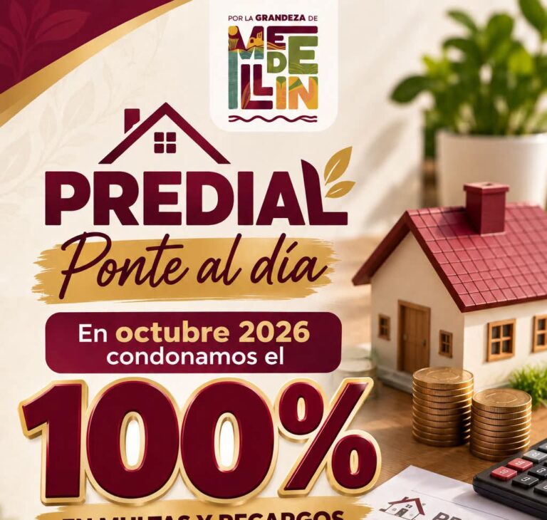 Medellín de Bravo condonará 100% de multas y recargos en predial durante octubre