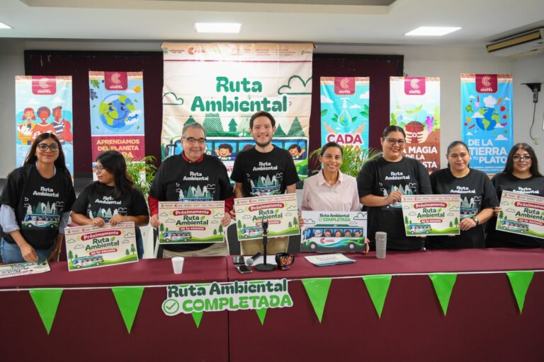 Ponen en marcha el programa “Ruta Ambiental” para fomentar el cuidado ecológico en primarias de Coatzacoalcos