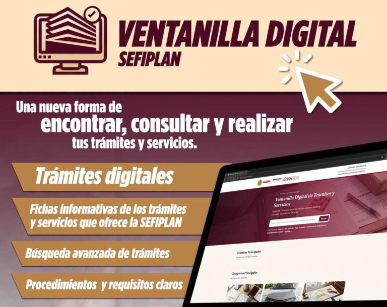 Sefiplan alista Ventanilla Digital