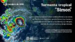 Tormenta tropical ‘Simón’ avanza cerca de Michoacán